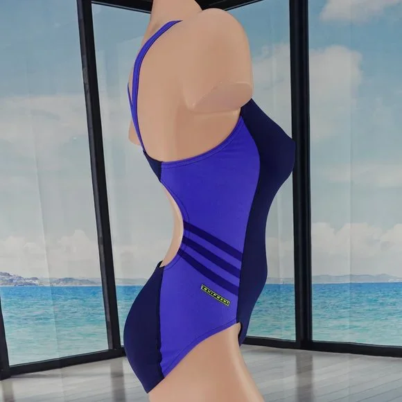 ADIDAS Equipment Swimsuit Vintage Competition One Piece Spandex